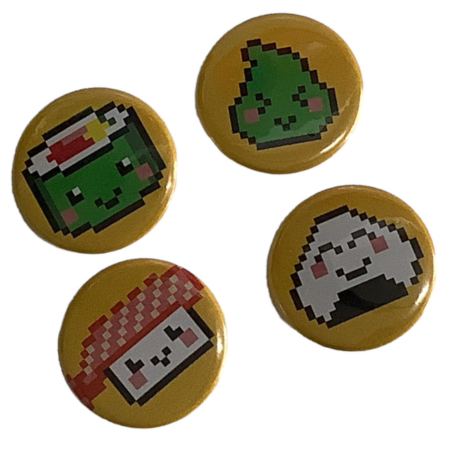 sushi badge set