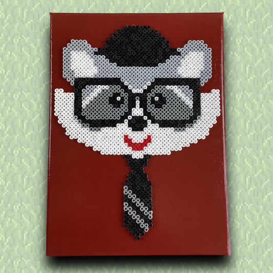 PIXEL CANVAS : 9 TO 5 RACOON