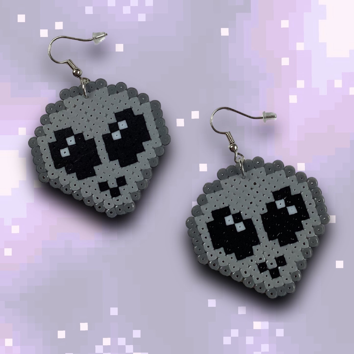 PIXEL ALIEN EARRINGS