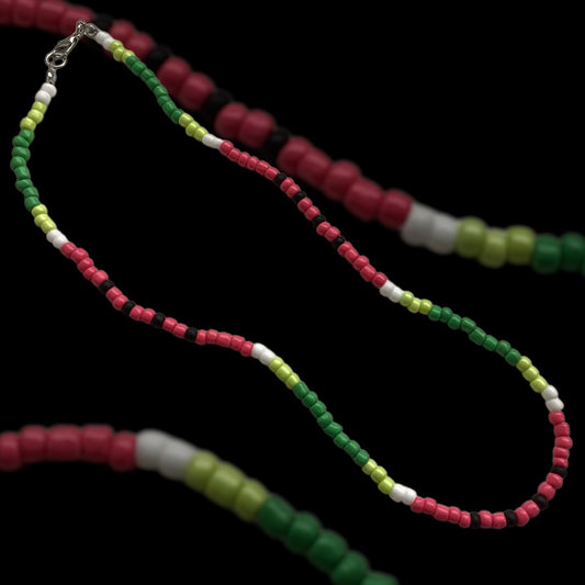 Watermelon Bead Necklace