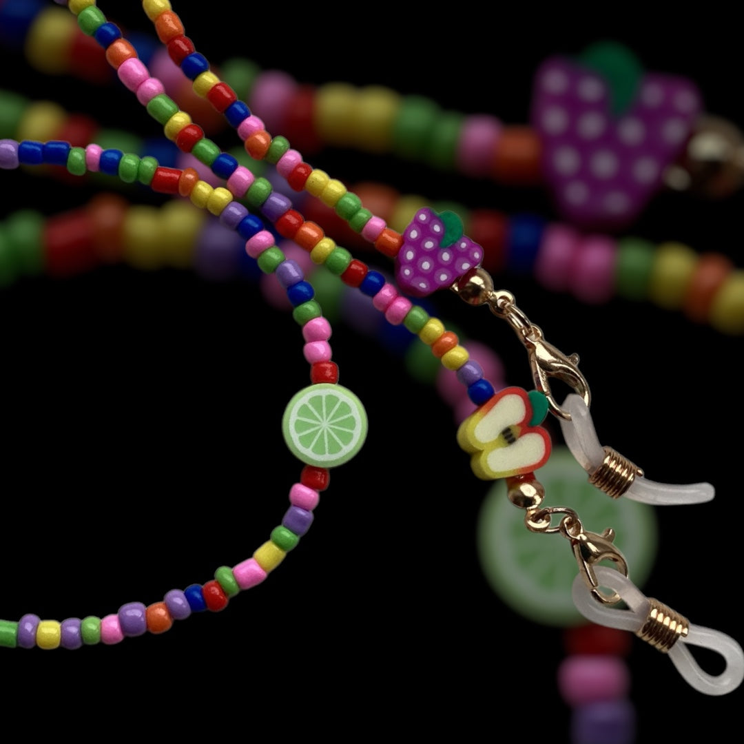 Rainbow Fruit Glasses Chain