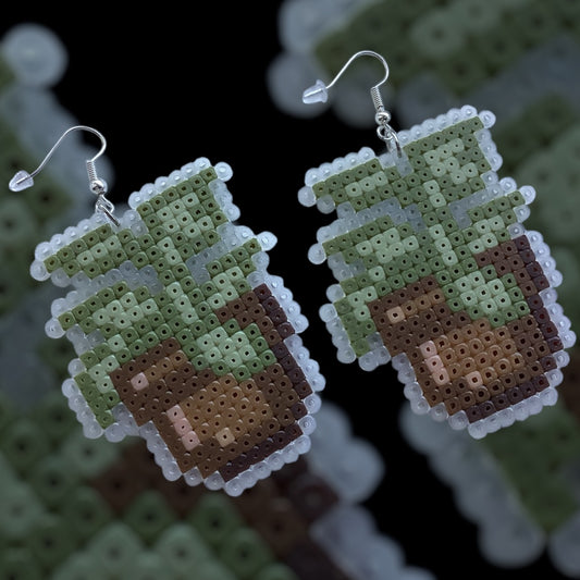 PIXEL LARGE PLANT POT EARRINGS