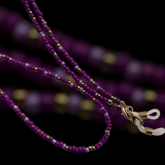 Purple Twilight Glasses Chain