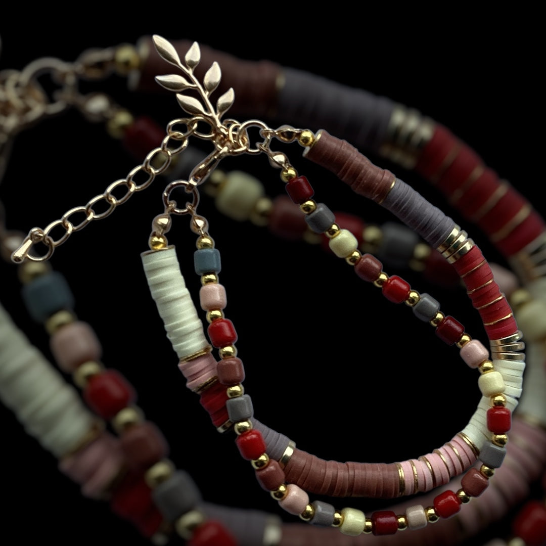 Claystone Ember - Duo Bracelet