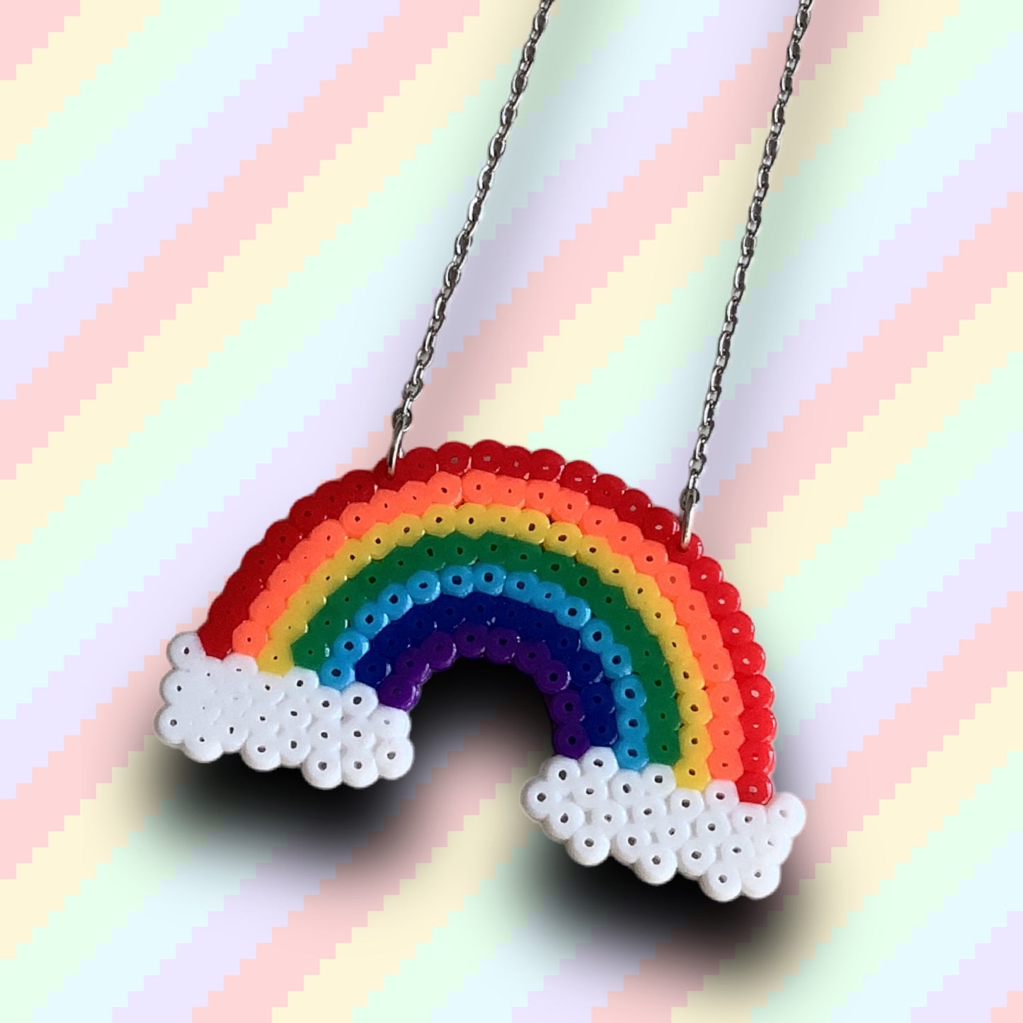 PIXEL RAINBOW NECKLACE