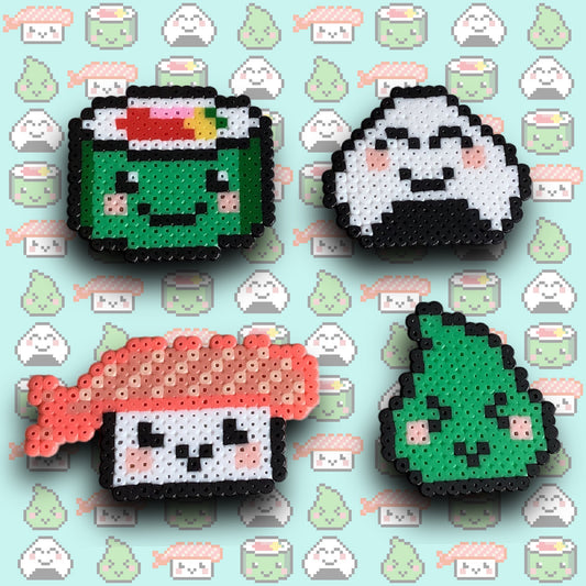 PIXEL KAWAII SUSHI MAGNETS