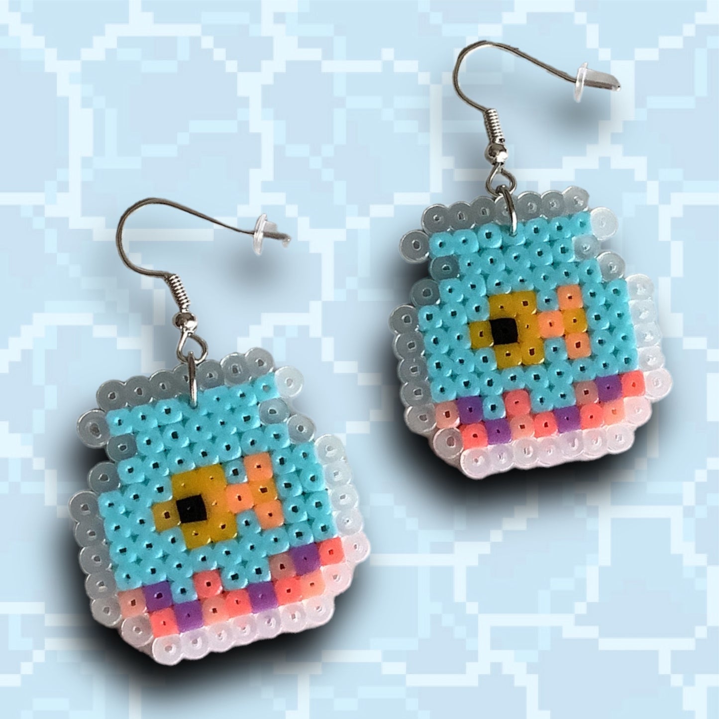 PIXEL FISH BOWL EARRINGS