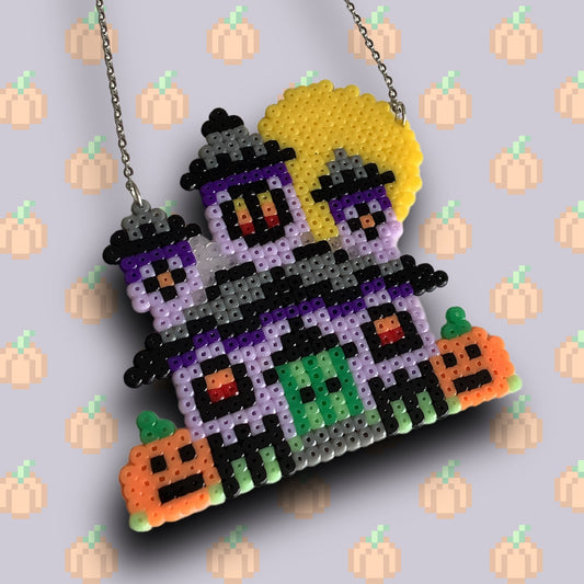 PIXEL HAUNTED HOUSE NECKLACE