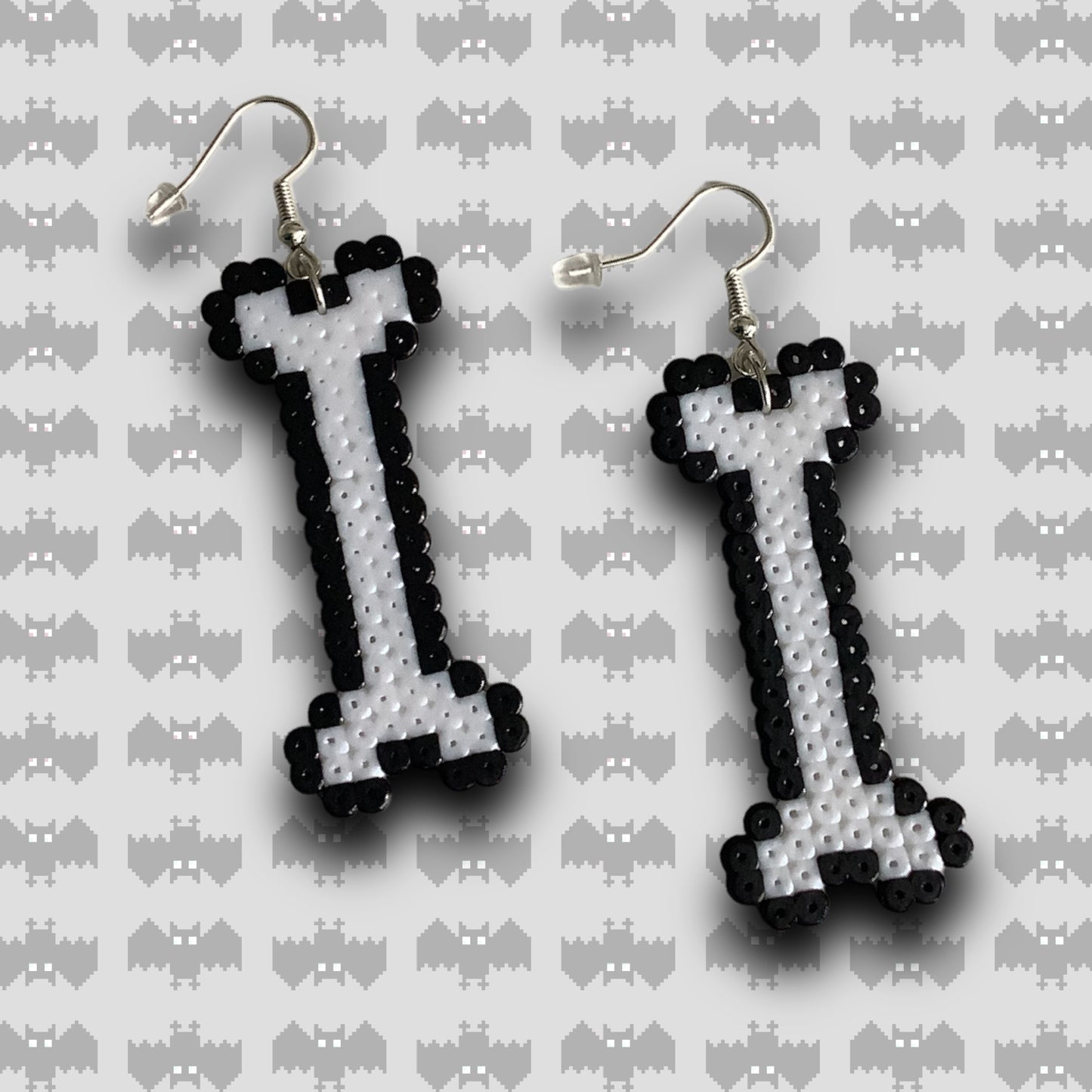 PIXEL BONE EARRINGS