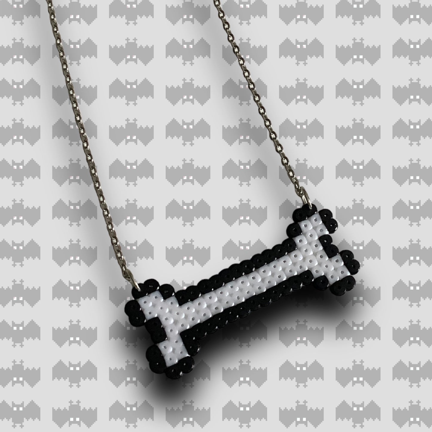 PIXEL BONE NECKLACE