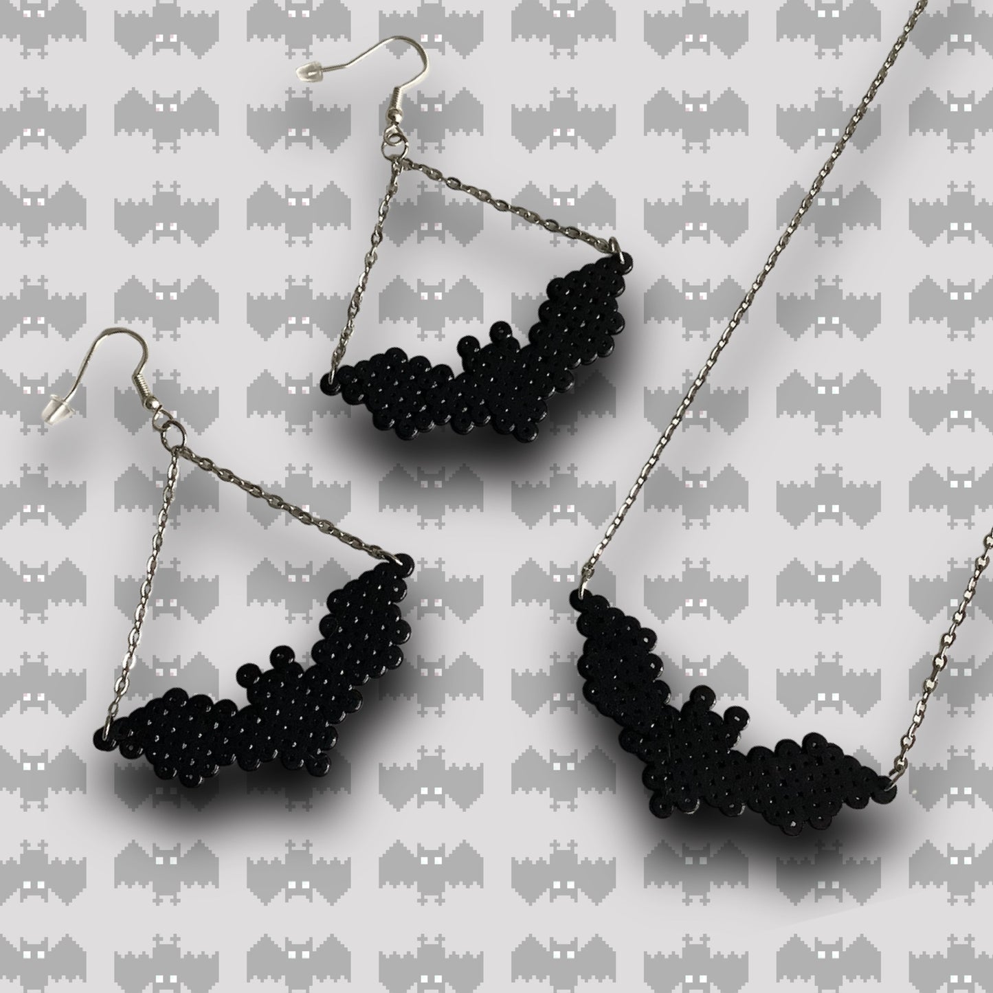 PIXEL BAT EARRINGS