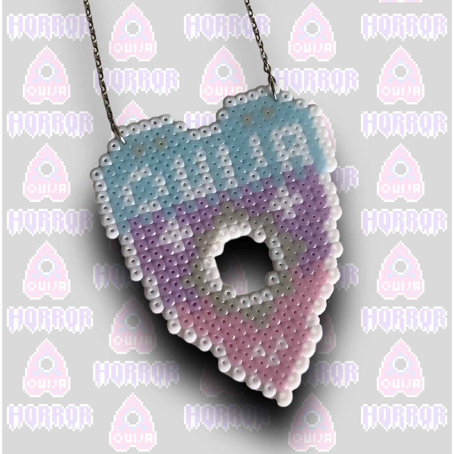 PIXEL OUIJA NECKLACE - PASTEL