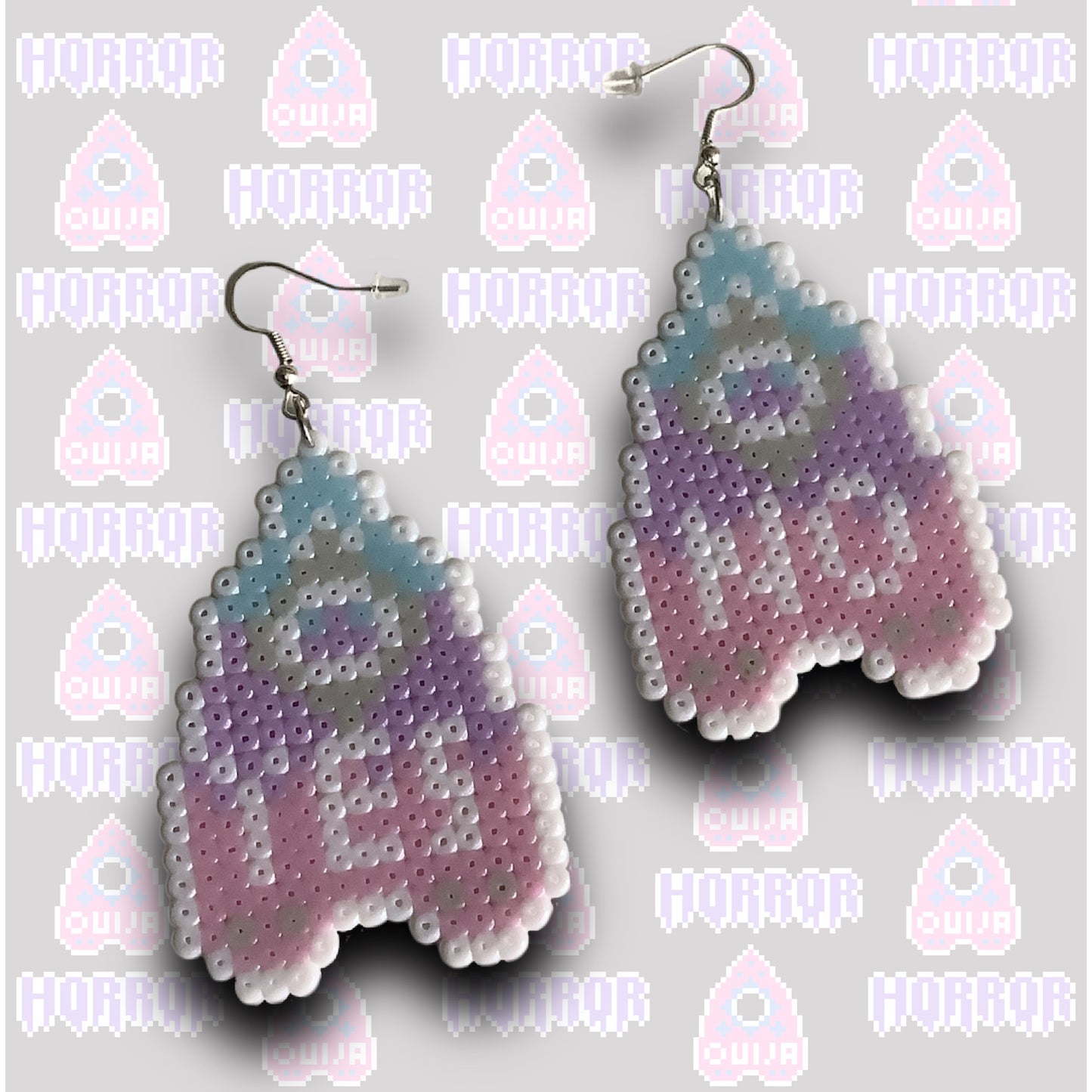 PIXEL YES / NO EARRINGS - PASTEL