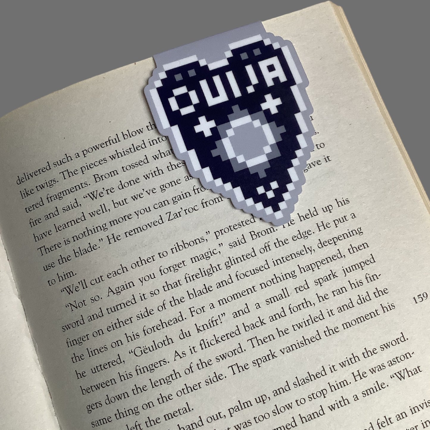 PIXEL MAGNETIC BOOKMARK - OUIJA PLANCHETTE - B GRADE