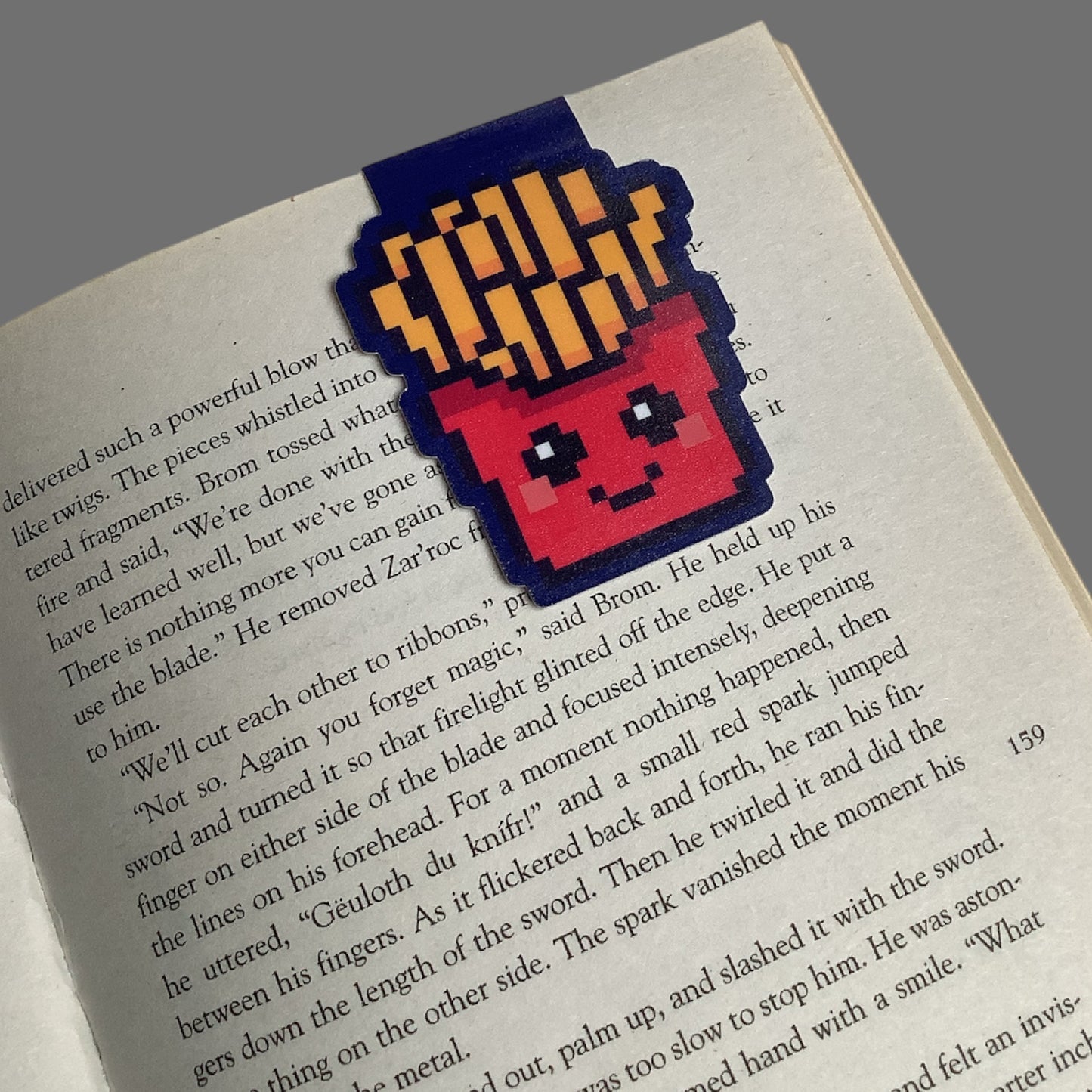 PIXEL MAGNETIC BOOKMARK - KAWAII FRIES