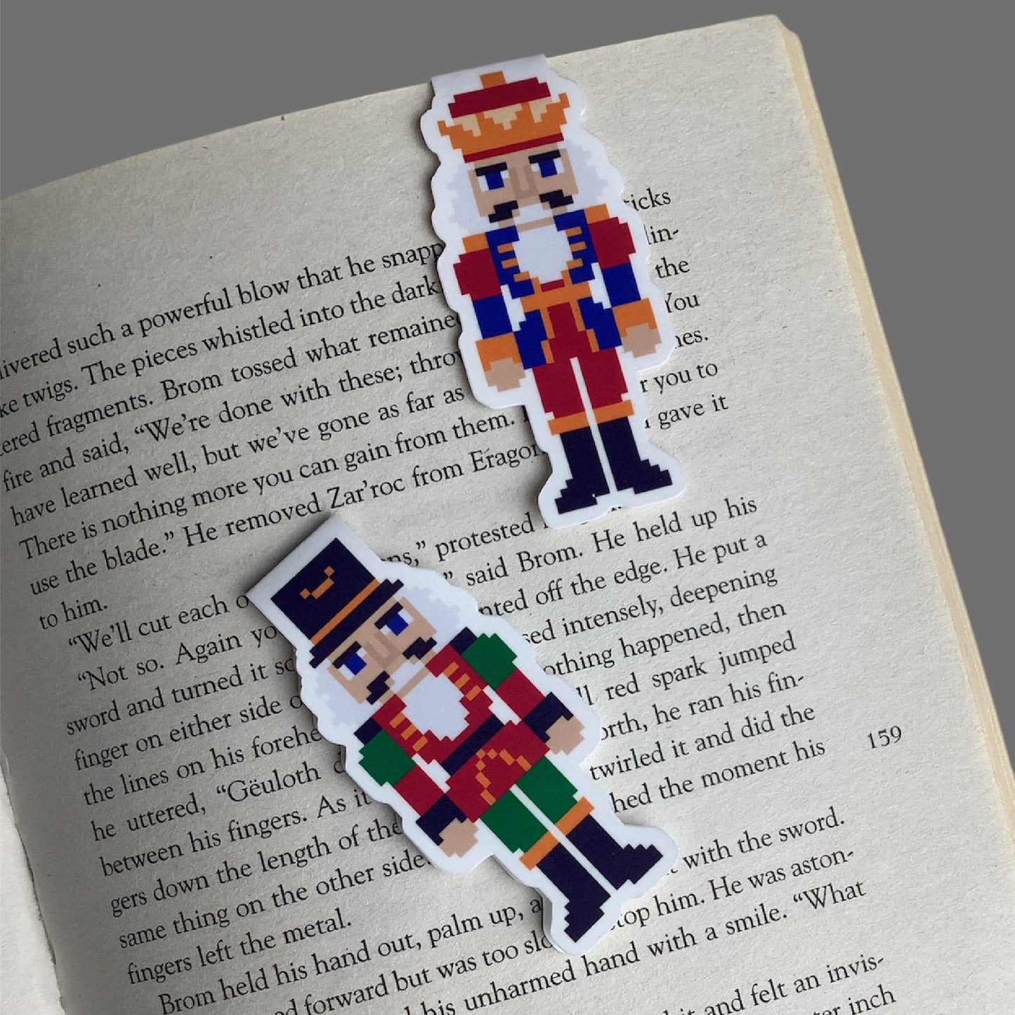 PIXEL MAGNETIC BOOKMARK - NUTCRACKER SET