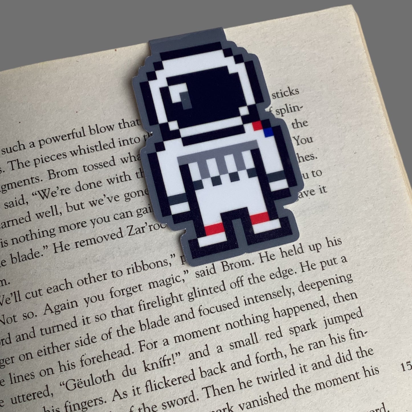 PIXEL MAGNETIC BOOKMARK - SPACEMAN - B GRADE