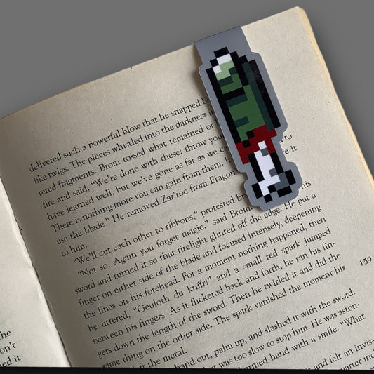 PIXEL MAGNETIC BOOKMARK - ZOMBIE FINGER - B GRADE