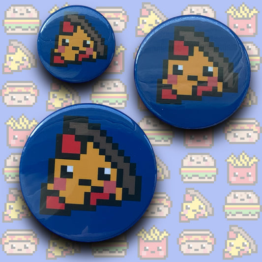 PIXEL BADGES - KAWAII FAST FOOD PIZZA