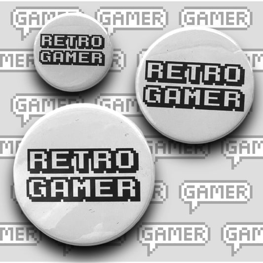 PIXEL BADGES - RETRO GAMER