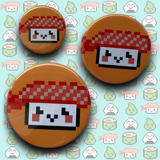 PIXEL BADGES - KAWAII SUSHI NIGIRI