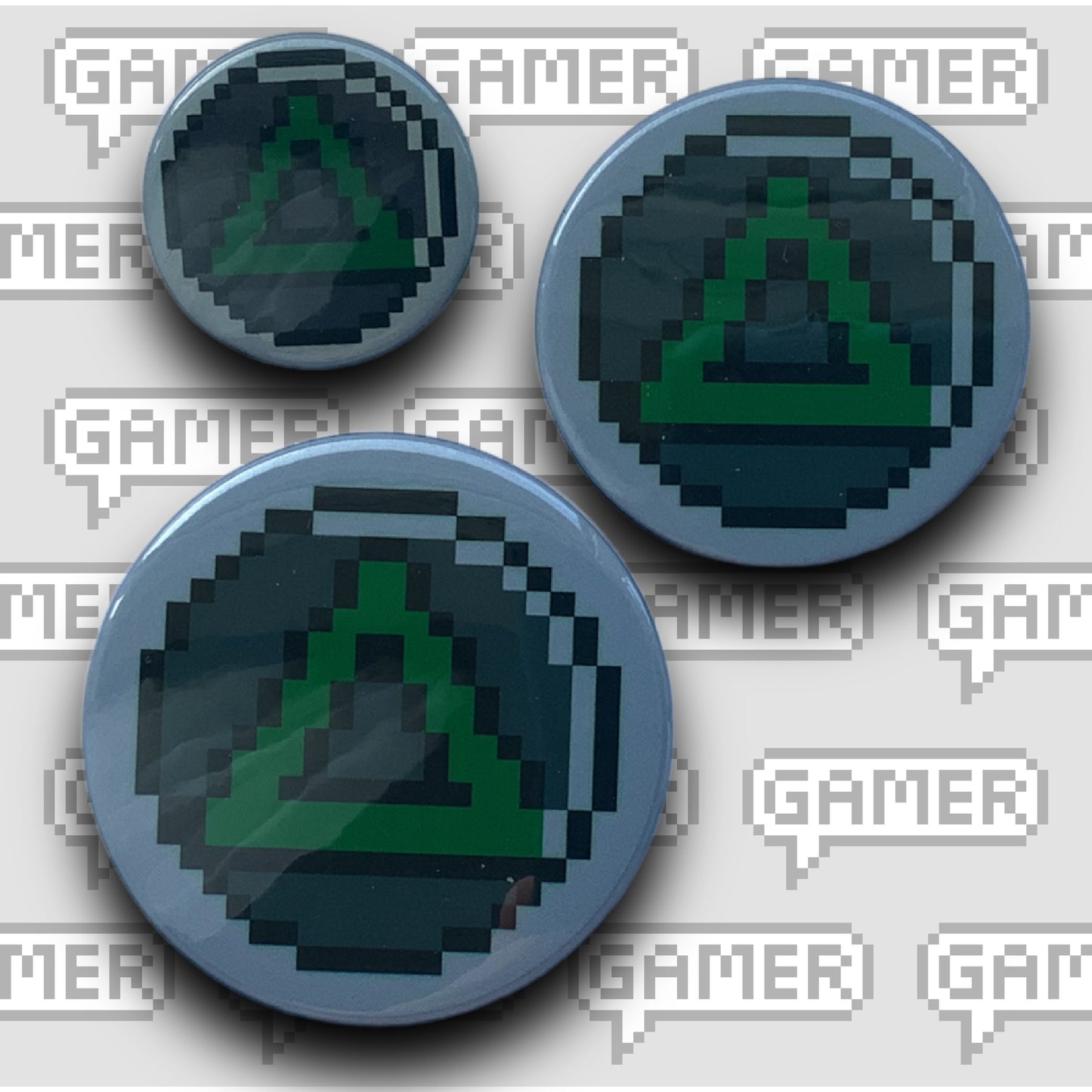 PIXEL BADGES - SET GAMER BUTTONS