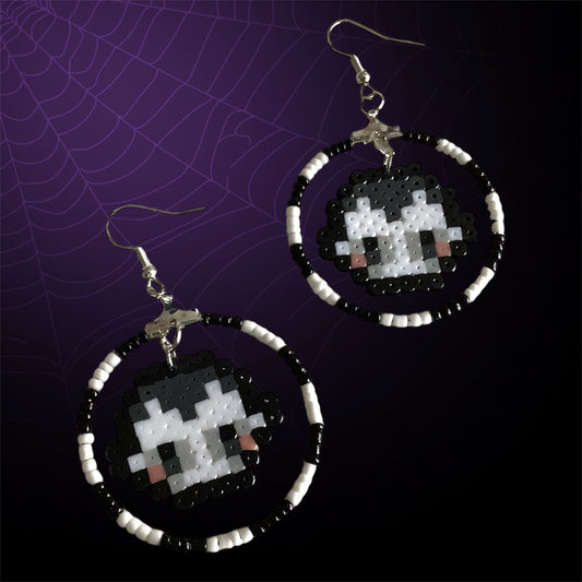 PIXEL VAMPY HOOP EARRINGS