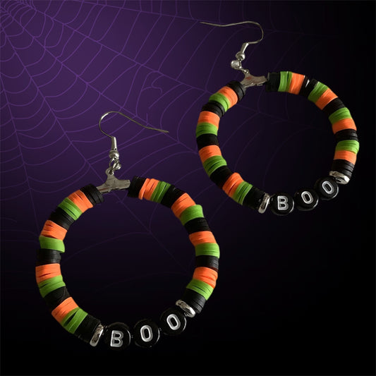 BOO HOOP EARRINGS