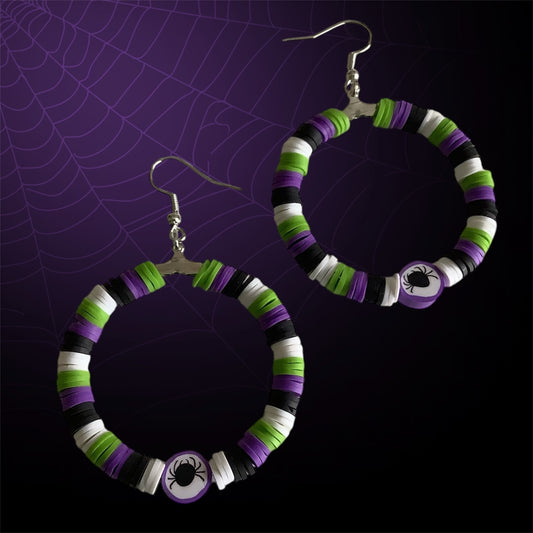 SPIDER HOOP EARRINGS