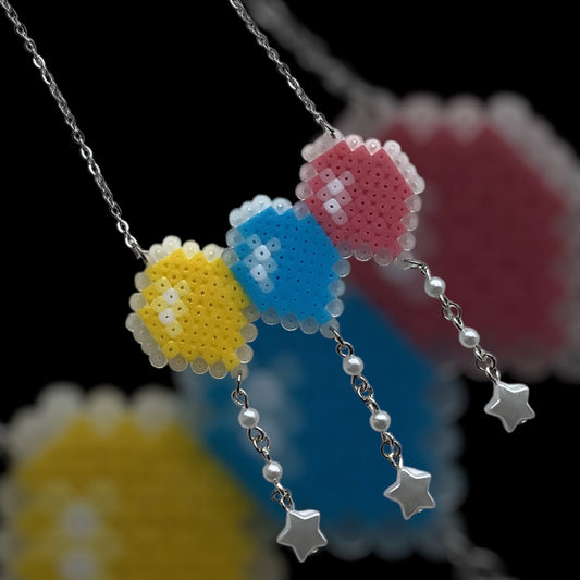 PIXEL BALLON DROP NECKLACE