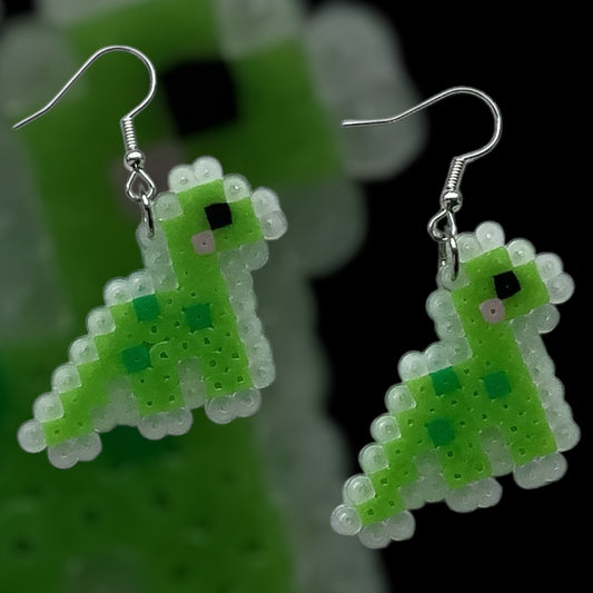 PIXEL DINO EARRINGS