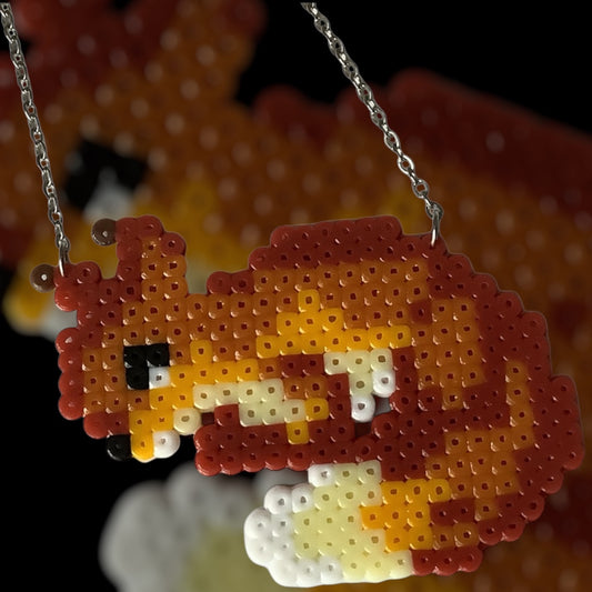 PIXEL SQUIRREL NECKLACE