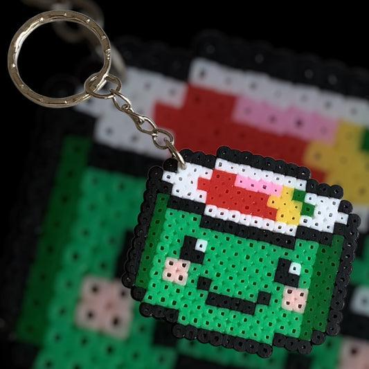 PIXEL SUSHI ROLL KEYCHAIN