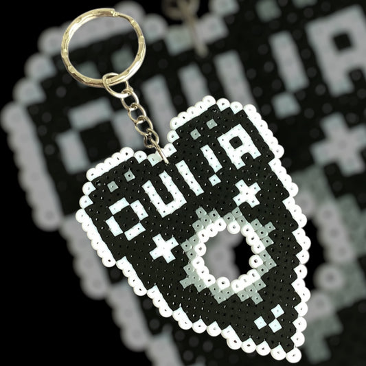 PIXEL OUIJA KEYCHAIN