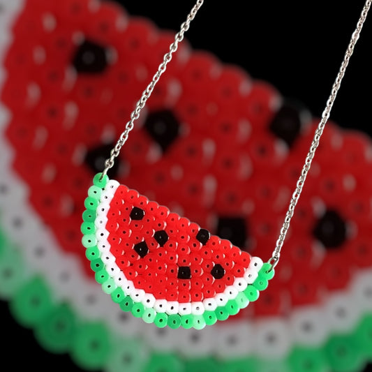 PIXEL WATERMELON NECKLACE