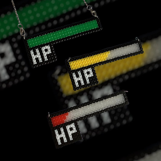 PIXEL SET OF THREE HP BAR NECKLACE