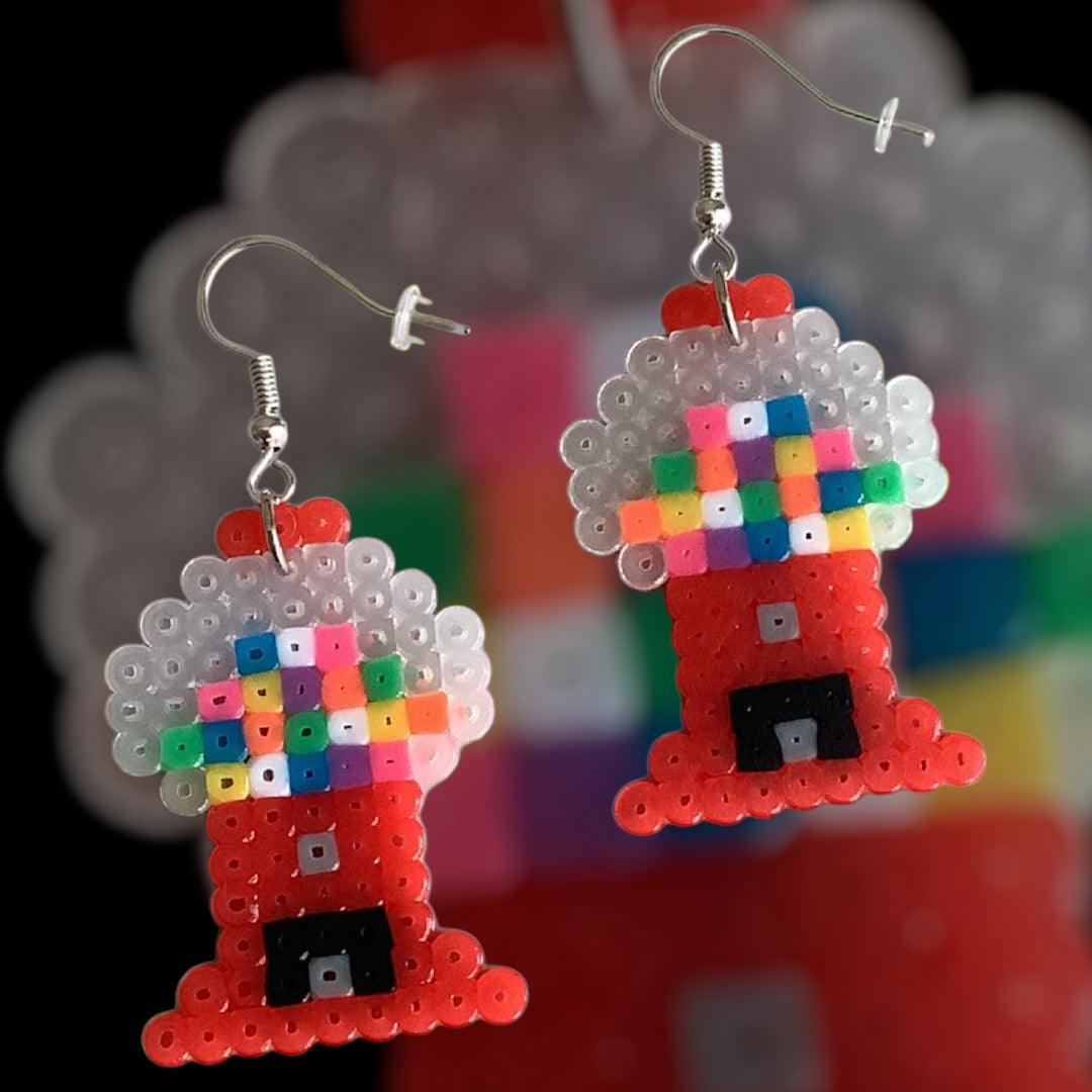 PIXEL GUMBALL EARRINGS