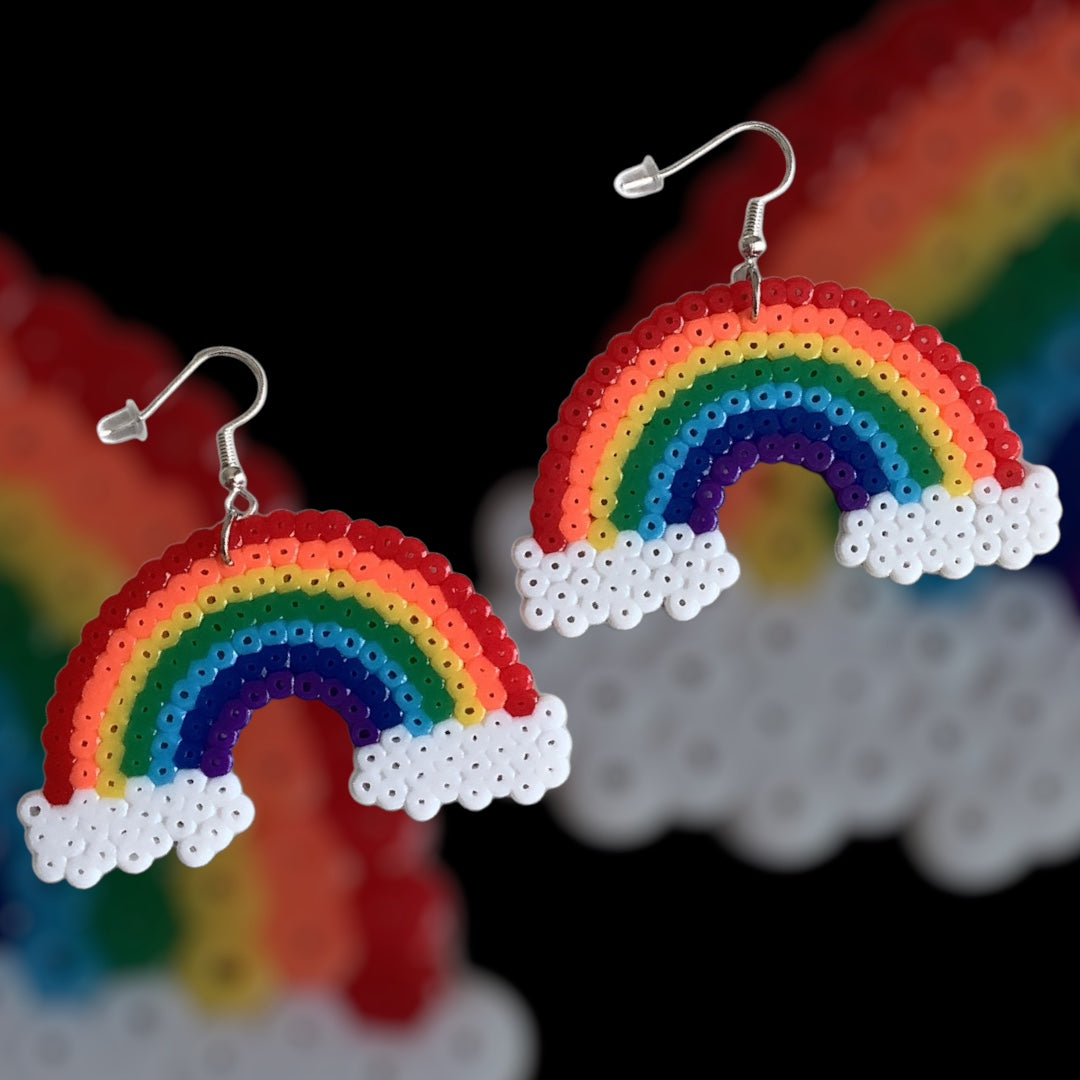 PIXEL RAINBOW EARRINGS