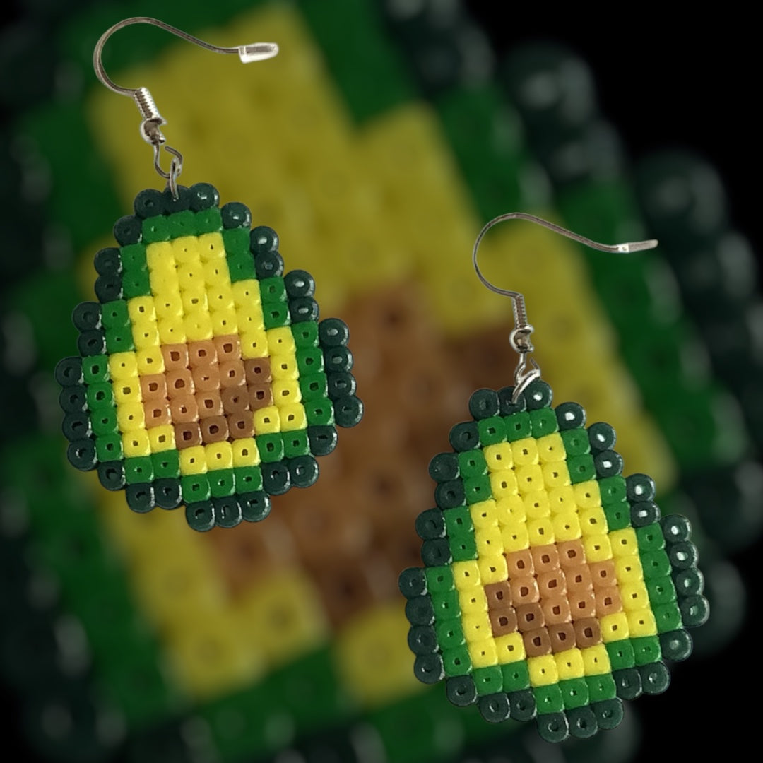 PIXEL MINI AVOCADO EARRINGS