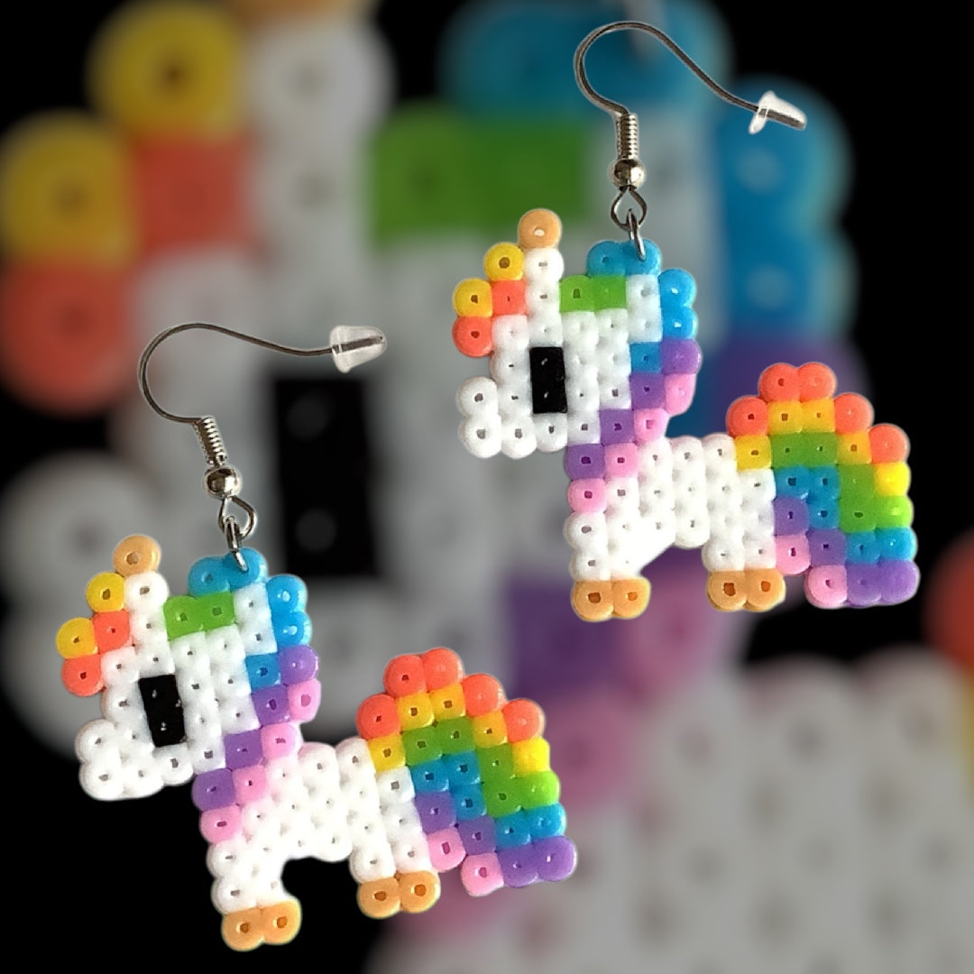 PIXEL UNICORN EARRINGS