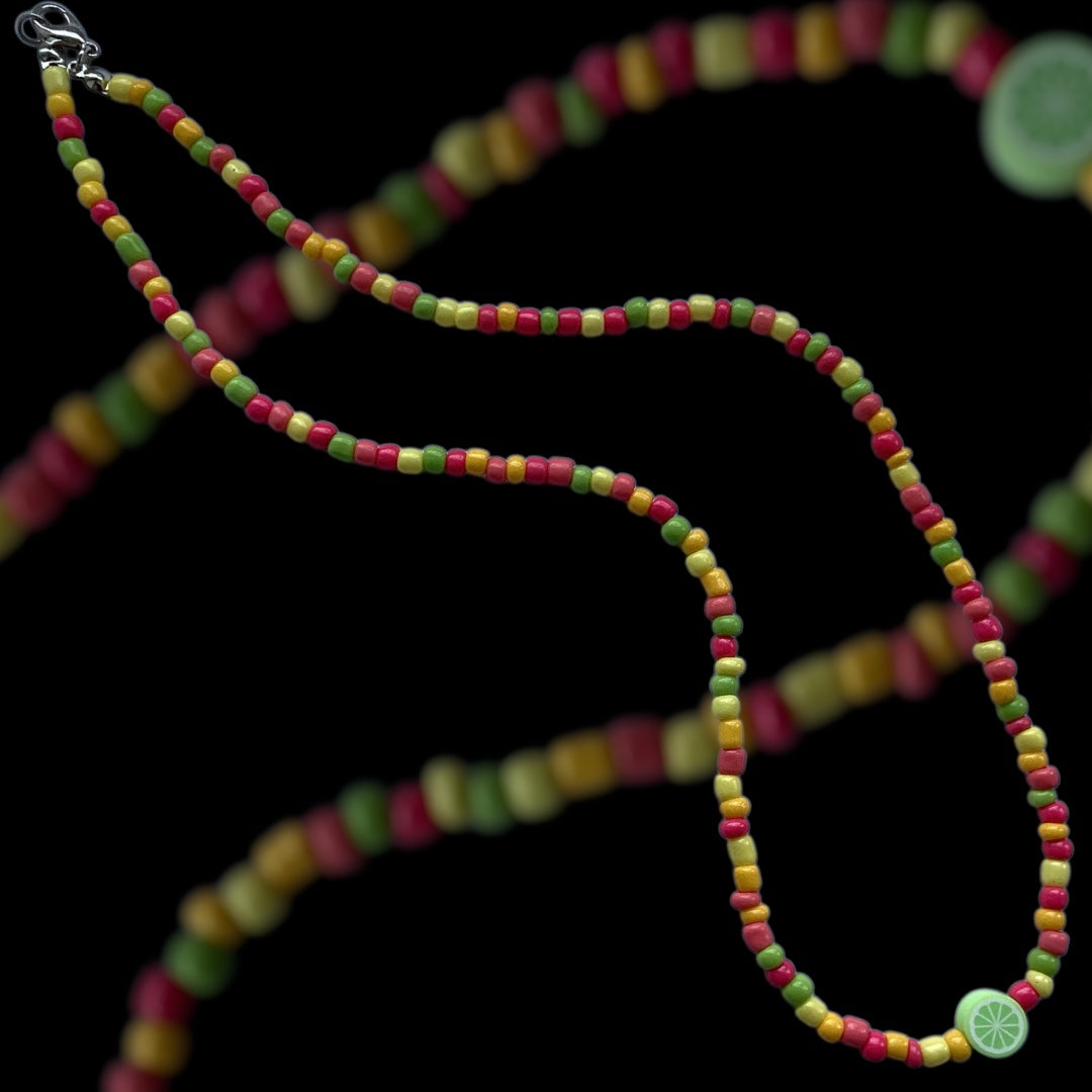 Fruit Salad Beaded Necklace