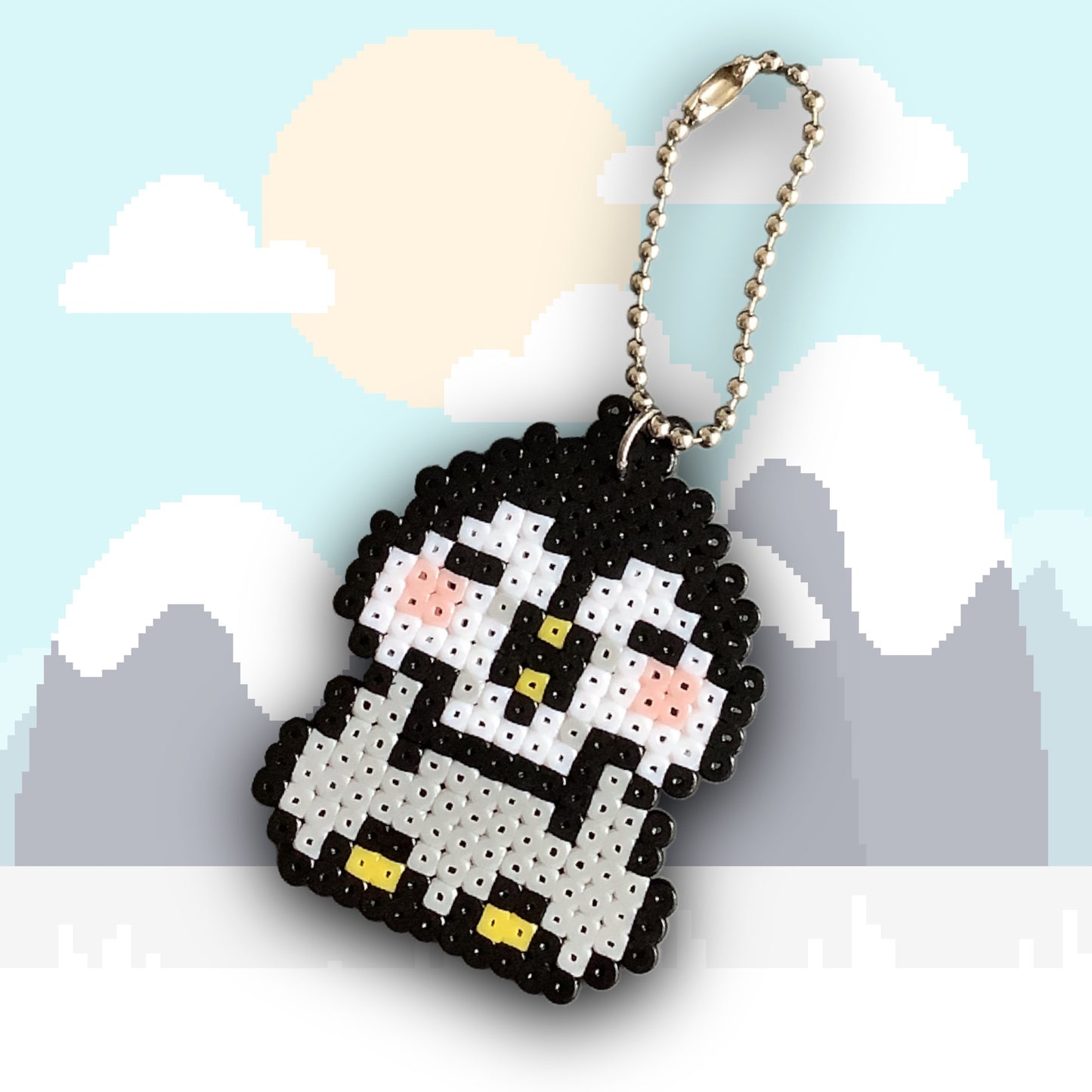 PIXEL PENGUIN KEYCHAIN