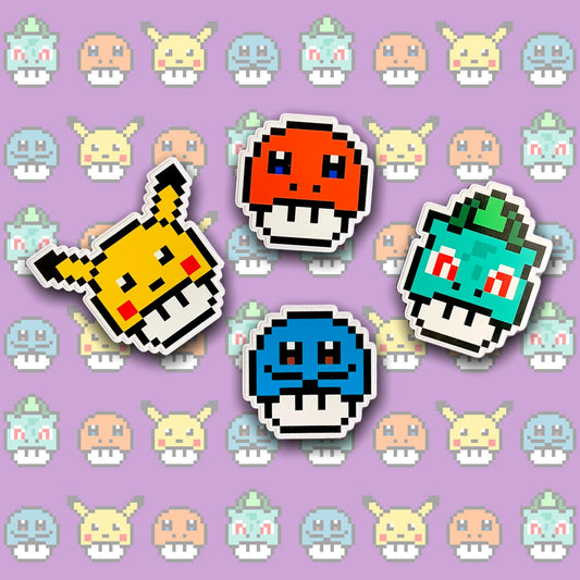 PIXEL POKEHATS STICKER PACK