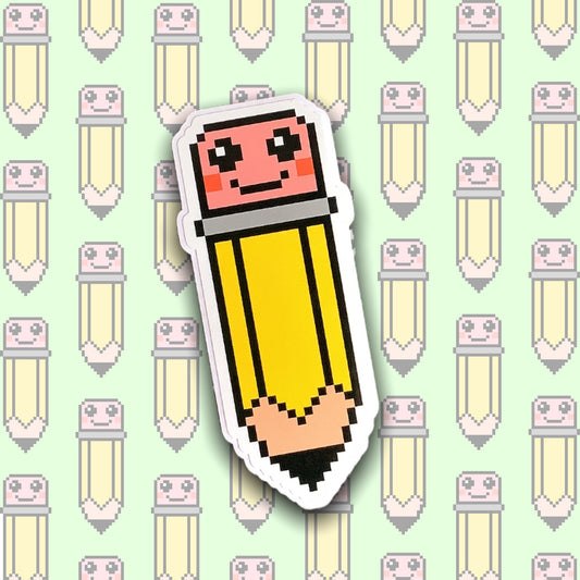 PIXEL PENCIL STICKER