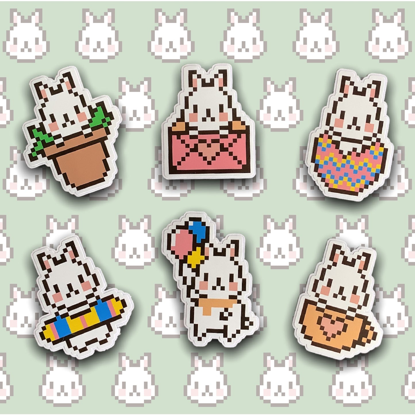 PIXEL BUNNY STICKER PACK