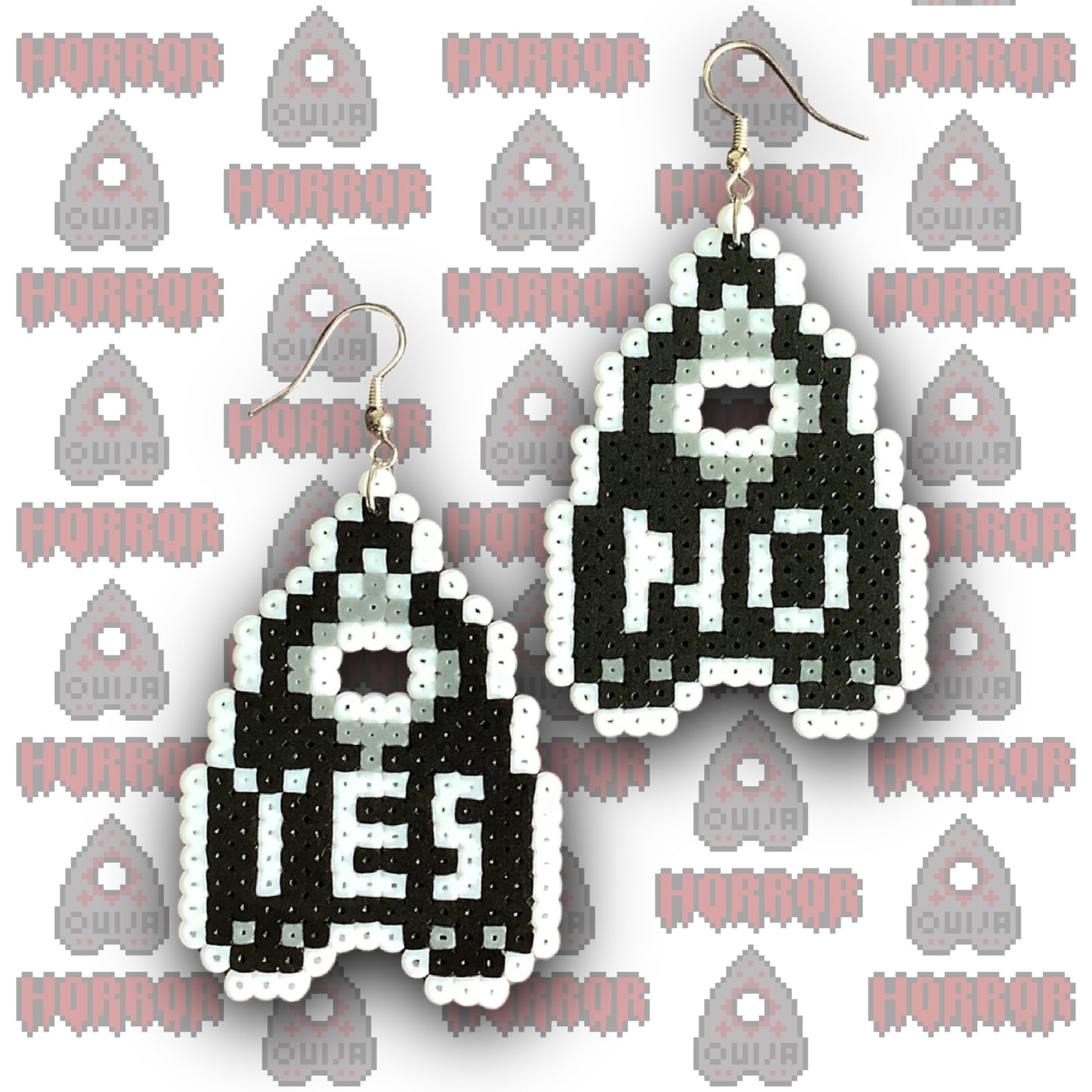 PIXEL YES / NO EARRINGS