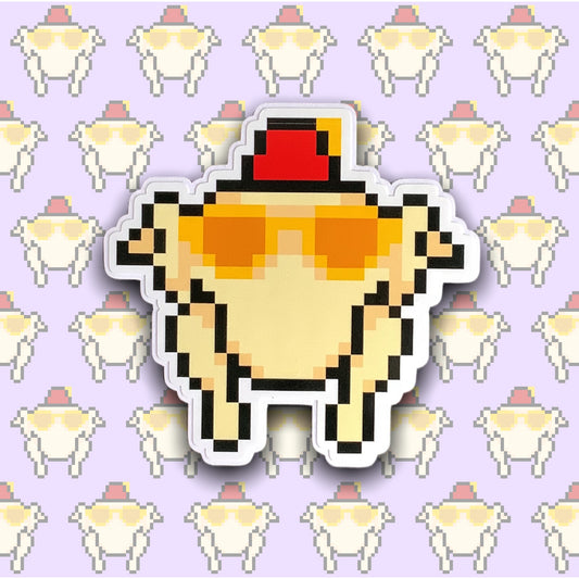 PIXEL FRIENDS TURKEY STICKER