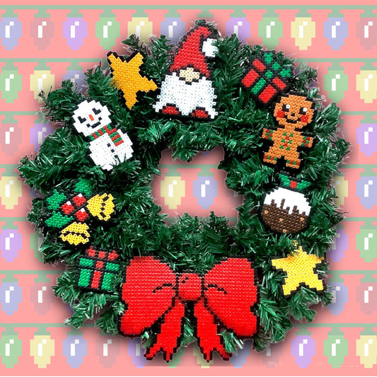 PIXEL CHRISTMAS WREATH - CHARACTER