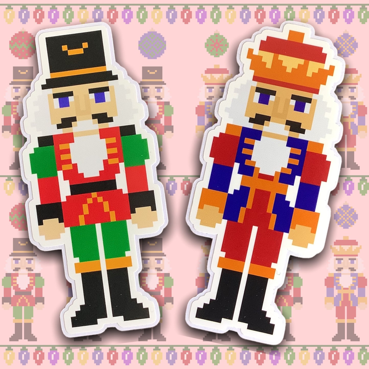 PIXEL NUTCRACKER STICKER